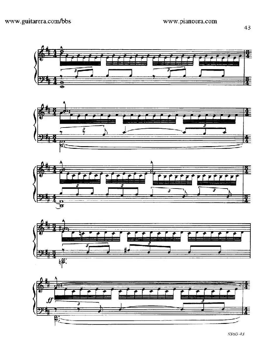 Fourth Piano Sonata S.360（第四钢琴奏鸣曲）