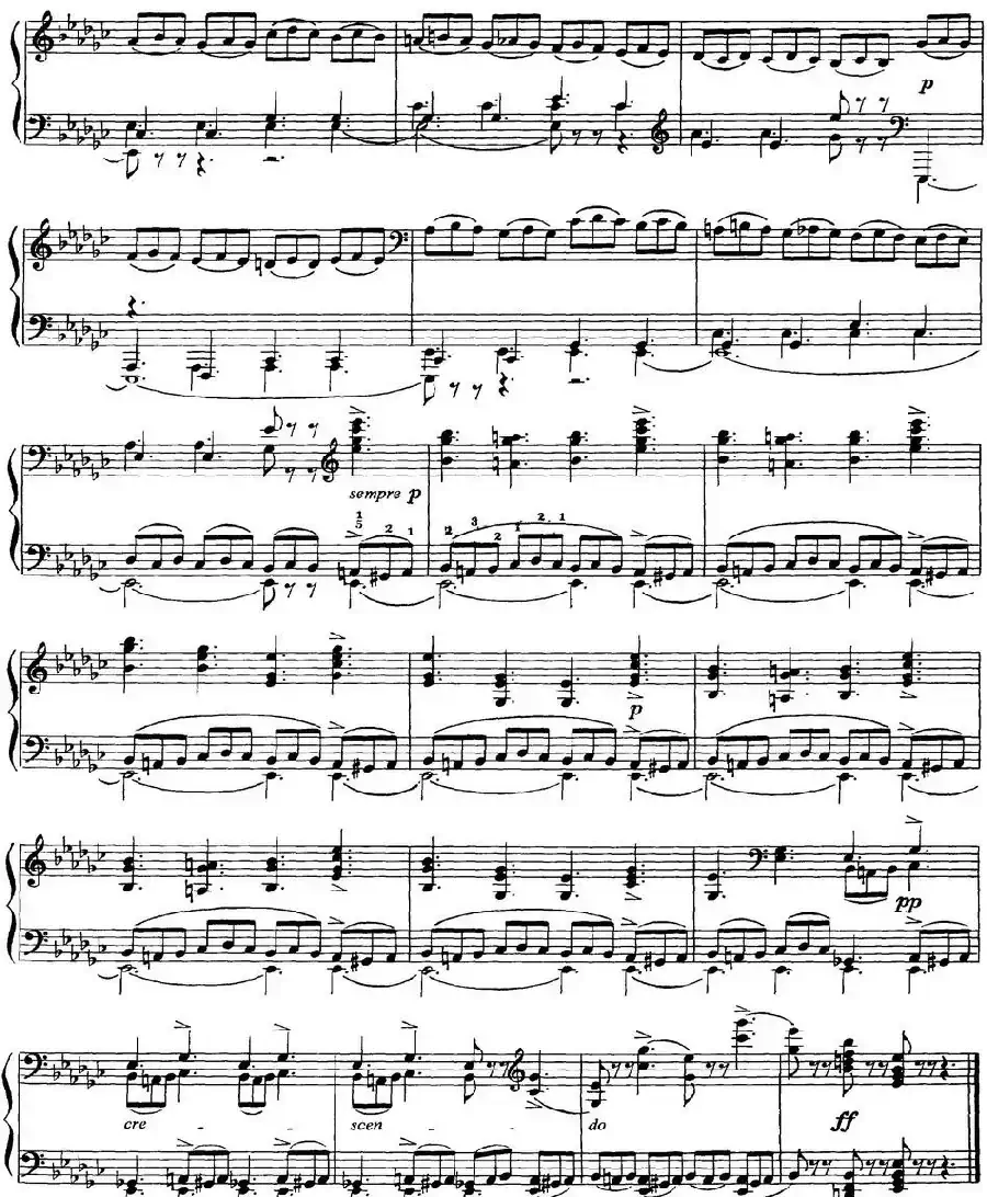 柴可夫斯基18首钢琴小品Op.72（10.Scherzo-fantaisie）