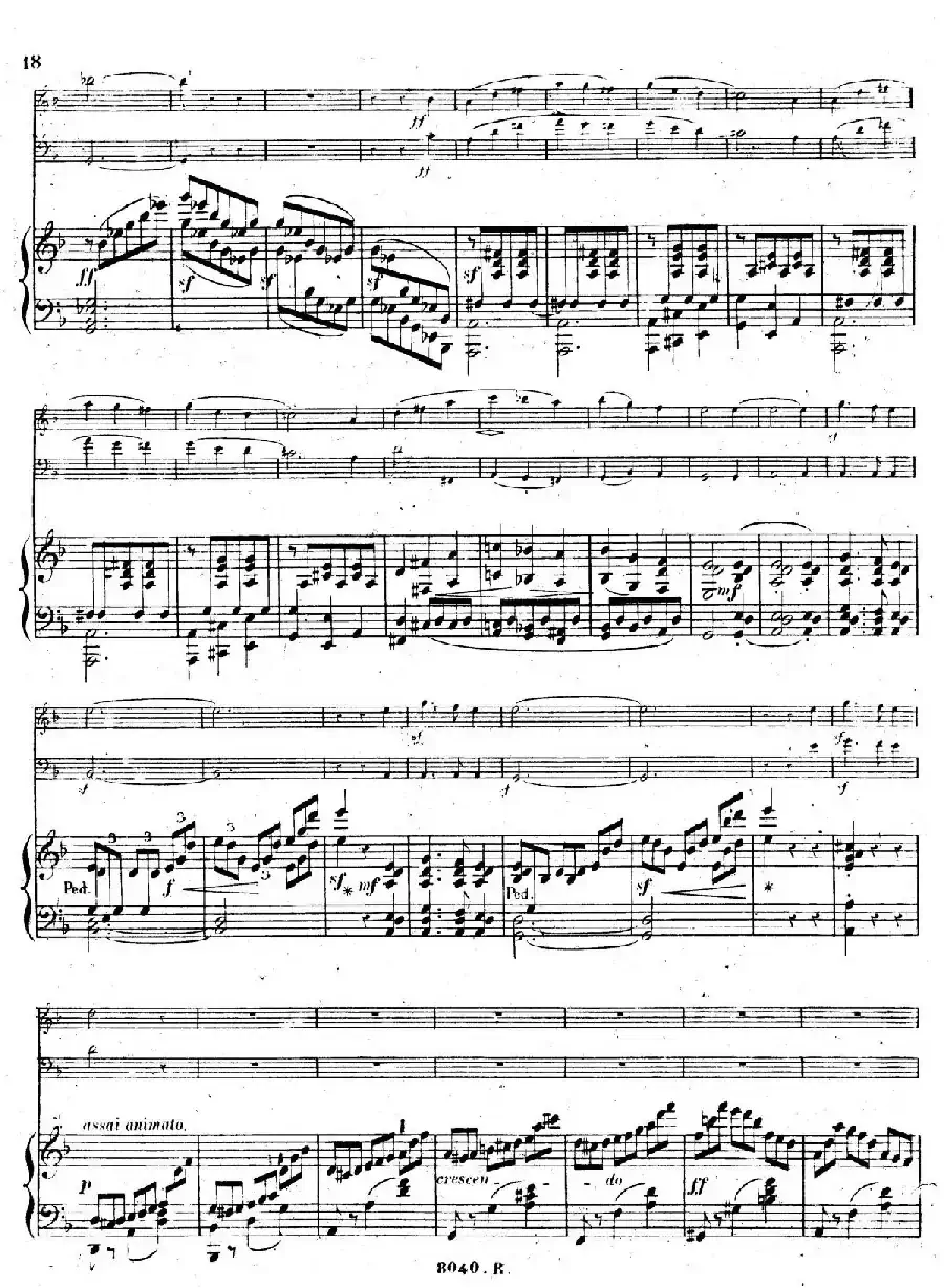 Piano Trio No.1 in d Minor Op.49（d小调第一钢琴三重奏·第一乐章）