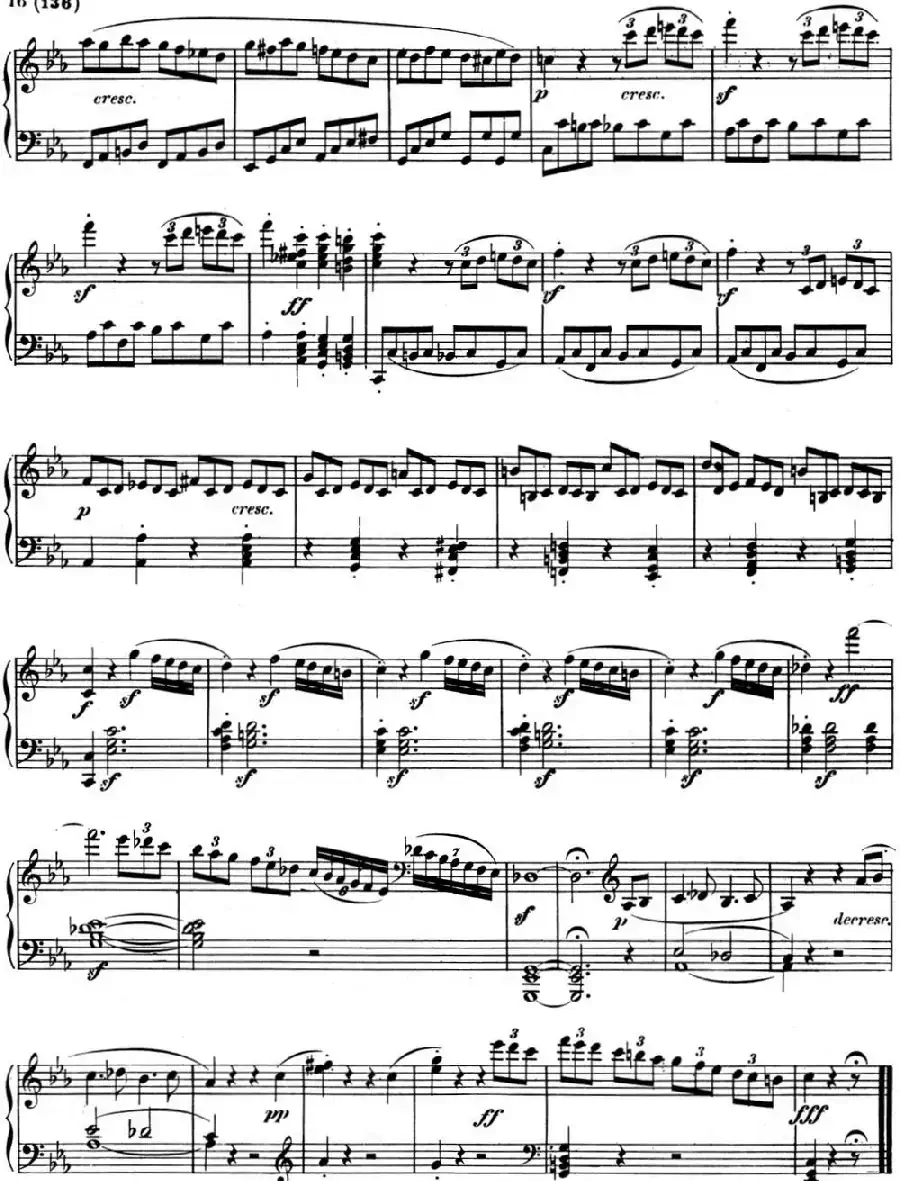 贝多芬钢琴奏鸣曲08 悲怆 C小调 Op.13 C minor