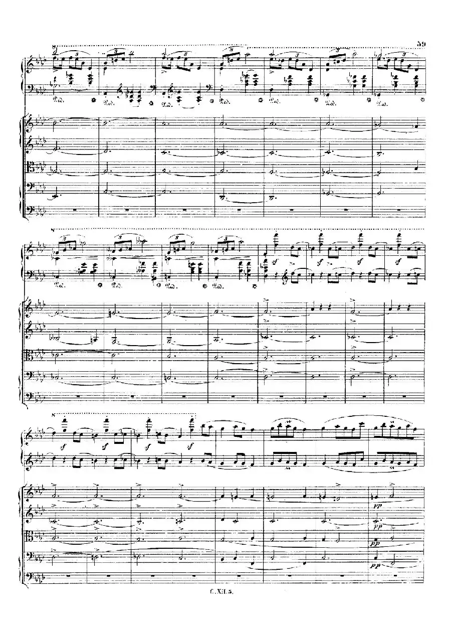 Piano Concerto No.2 in f Minor Op.21（f小调第二钢琴协奏曲·总谱）
