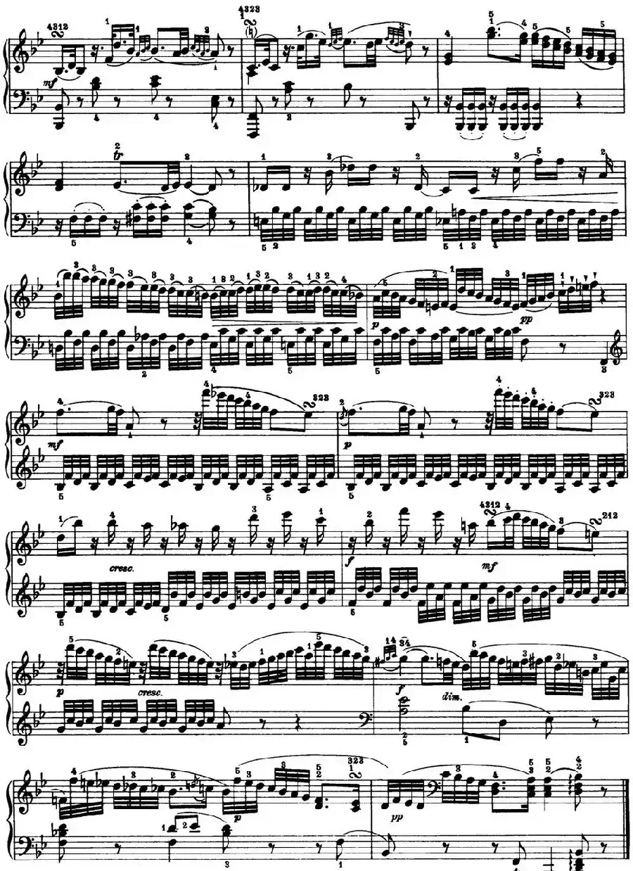 海顿 钢琴奏鸣曲 Hob XVI 29 in F major