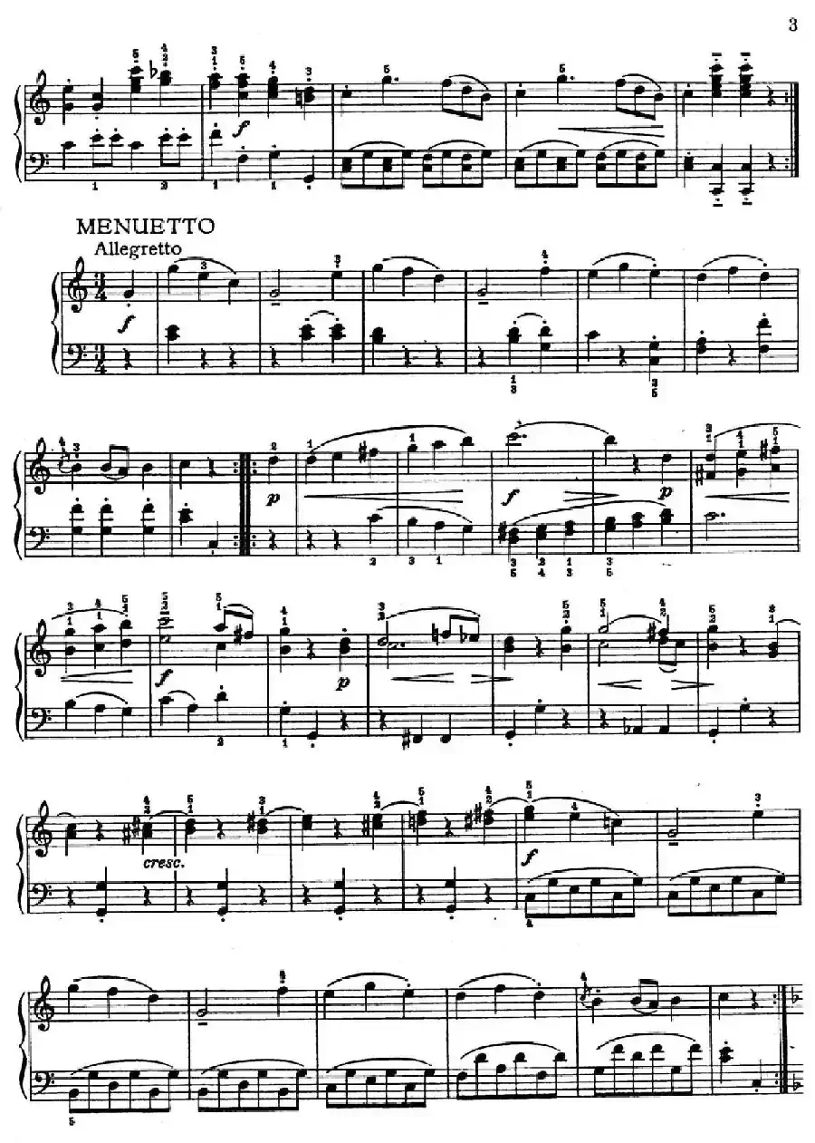 6 Viennese Sonatinas K.439b（6首维也纳小奏鸣曲·Ⅰ）