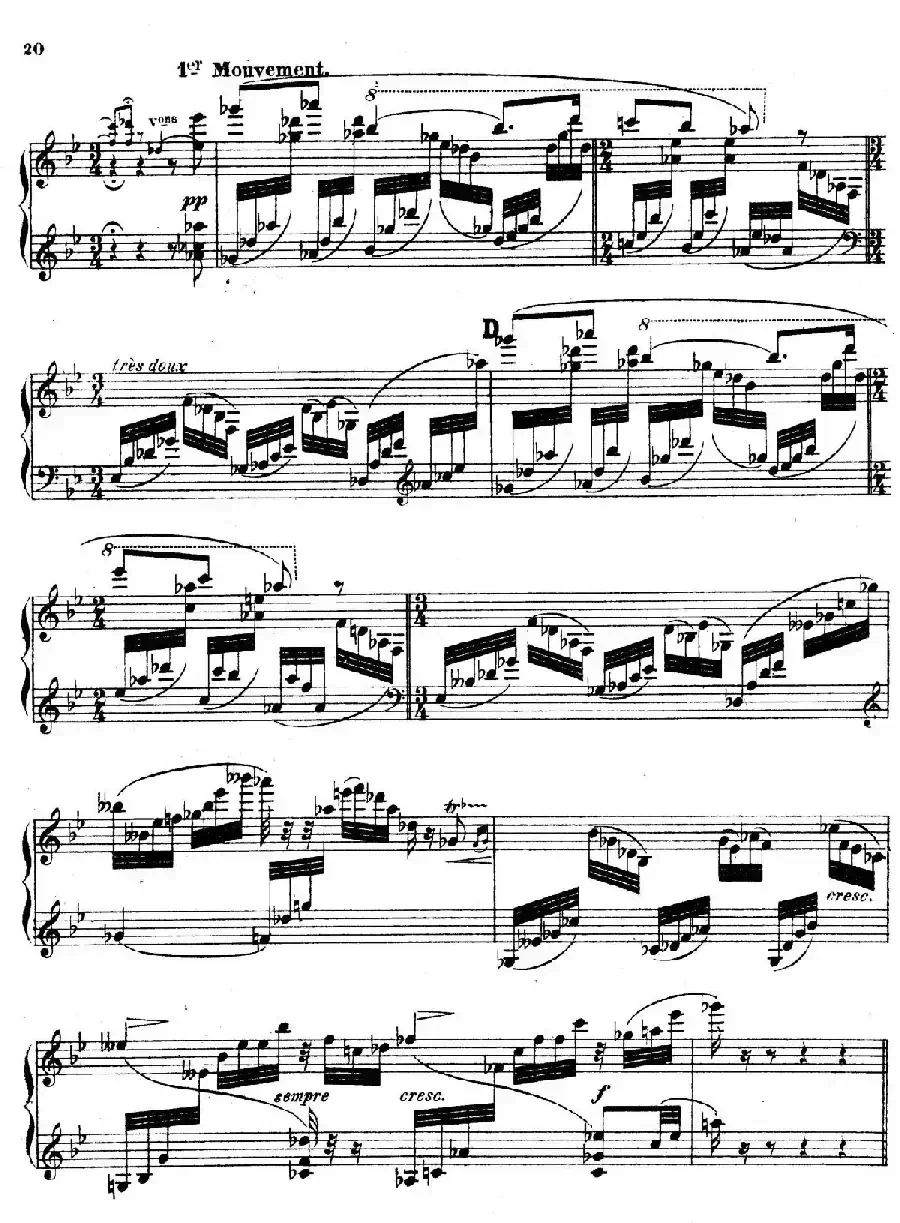Symphony on a French Mountain Air Op.25（法国山歌交响曲·钢琴独奏·Ⅱ）
