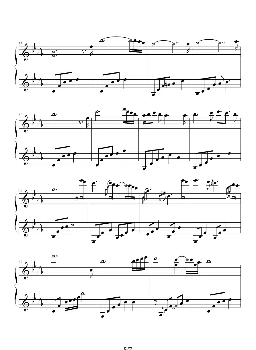 I miss you（幸运桔制谱版）