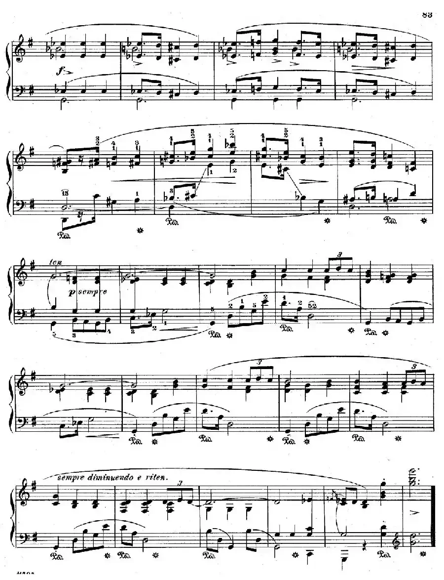 Trois Mazurkas Op.50（3首玛祖卡舞曲·1）