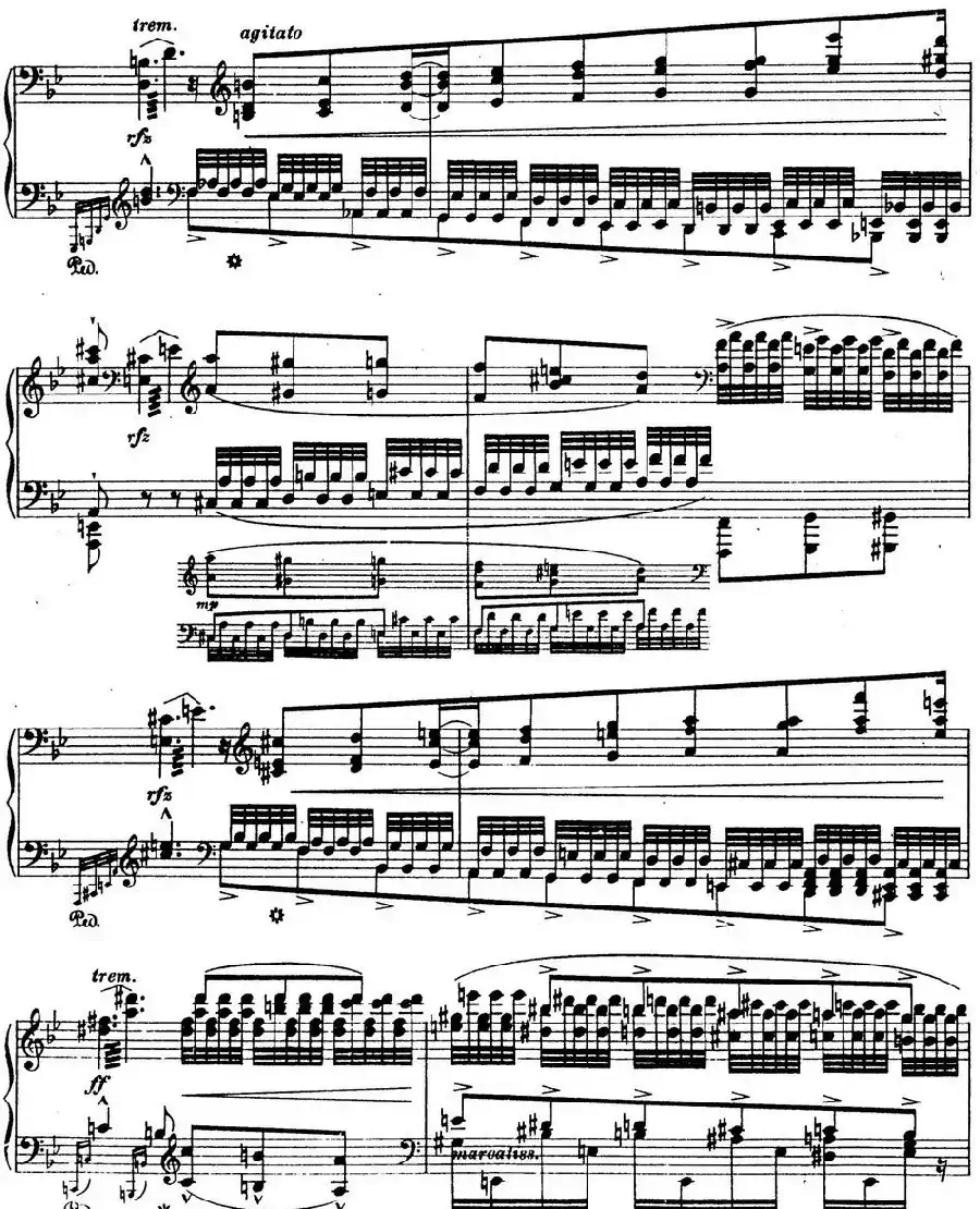 6首帕格尼尼大练习曲（Tremolo Etude Nr.1）