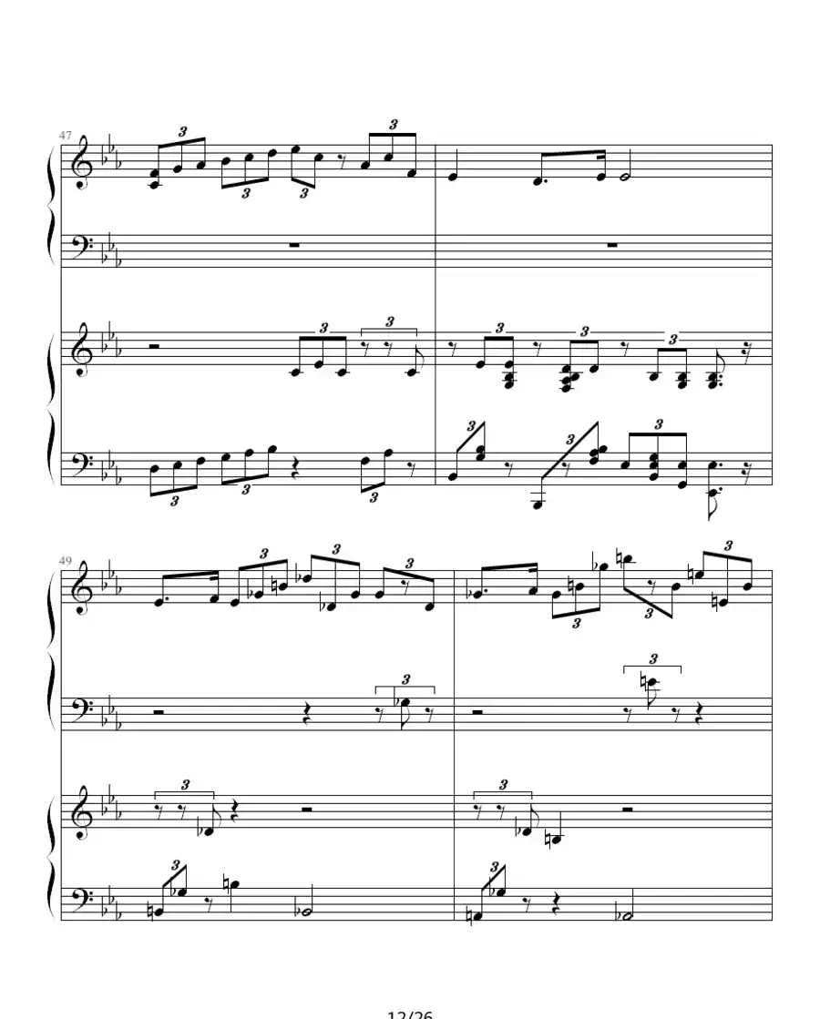 ココロの音(双钢琴)