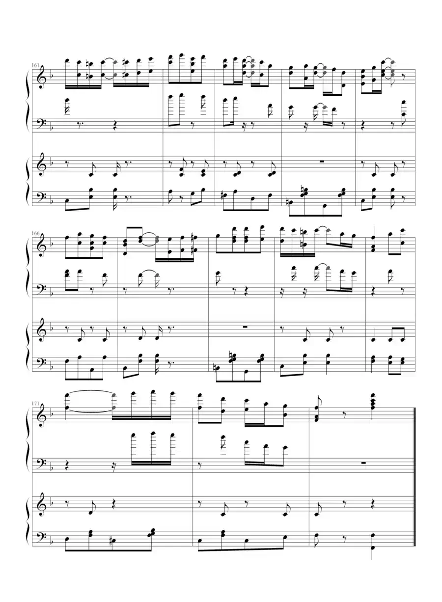 扬基嘟德尔(爵士版)(四手联弹)