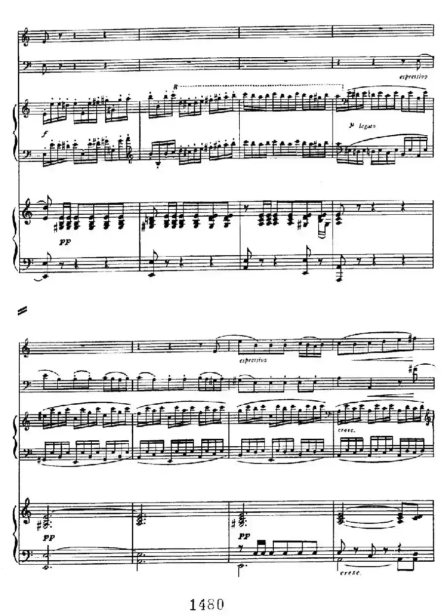 Triple Concerto in C Major Op.56（C大调三重协奏曲·双钢琴·Ⅲ）