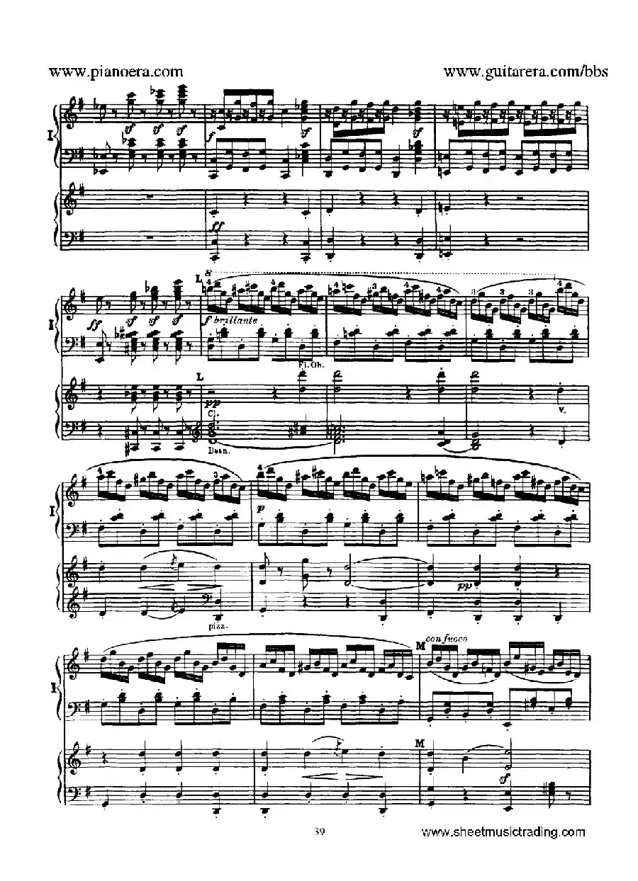 Piano Concerto No.1 in g Minor Op.25（g小调第一钢琴协奏曲·双钢琴）