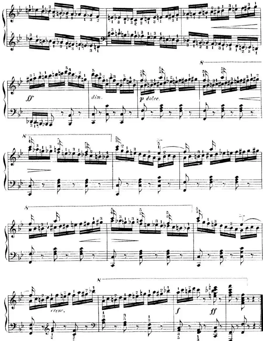 40首车尔尼Op.299钢琴快速练习曲（NO.31）