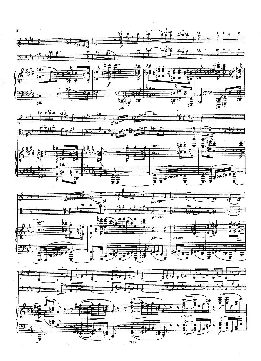 Piano Trio No.3 in c Minor Op.101（c小调第三钢琴三重奏）