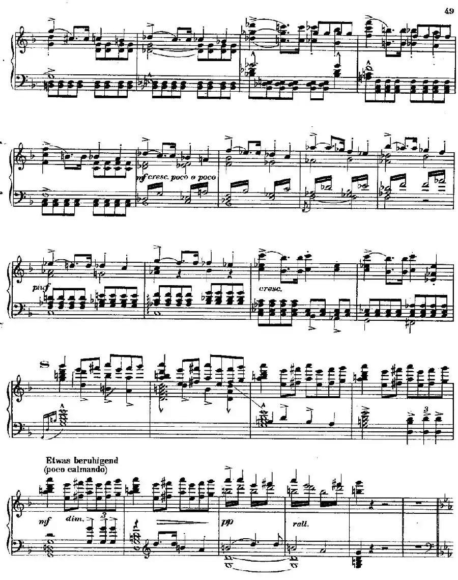 Symphony No.3 in d Minor - Solo Piano（d小调第三交响曲·钢琴独奏版·Ⅳ）