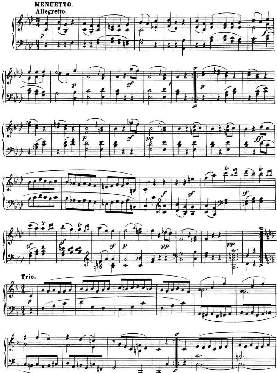 贝多芬钢琴奏鸣曲01 f小调 Op.2 No.1 F minor