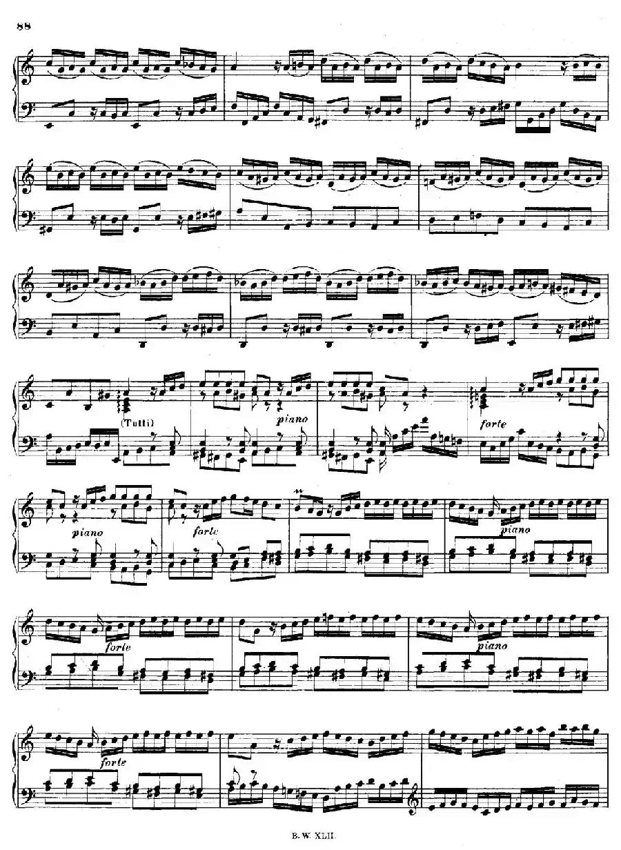 16 Concertos BWV 972-987（十六首为独奏古钢琴而作的协奏曲）（P21——30）