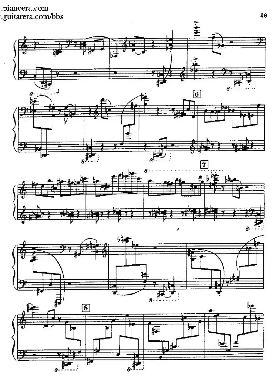 Piano Sonata（钢琴奏鸣曲· 第三乐章）