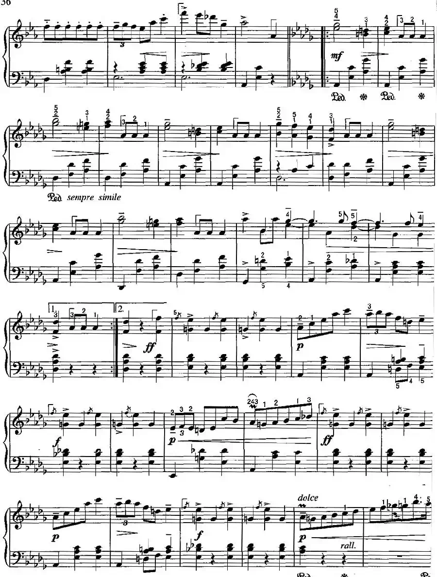 不可不弹的世界钢琴名曲：辉煌的大圆舞曲