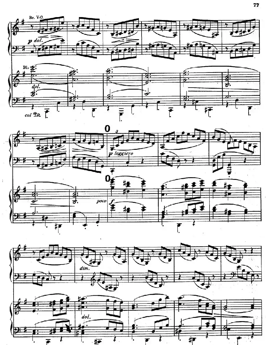 Symphony No.4 in e Minor Op.98（e小调第四交响曲·双钢琴）