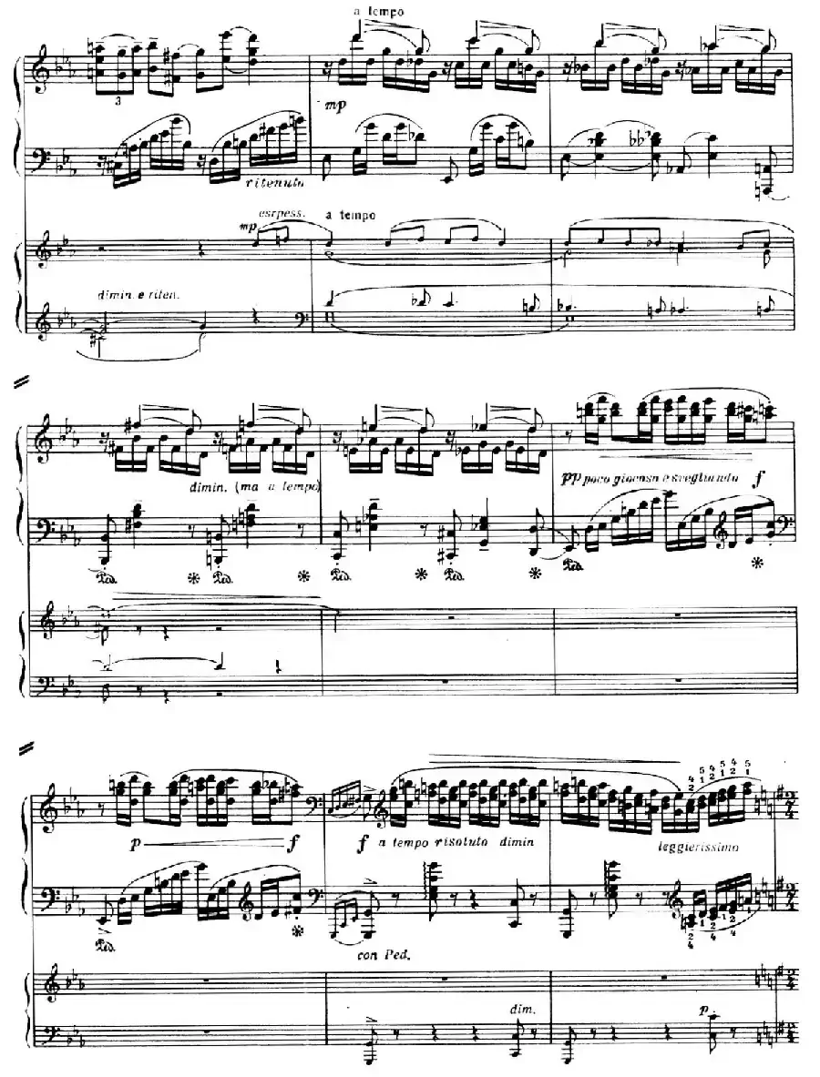 Piano Concerto No.2 in c Minor Op.50（c小调第二钢琴协奏曲·Ⅰ·双钢琴）