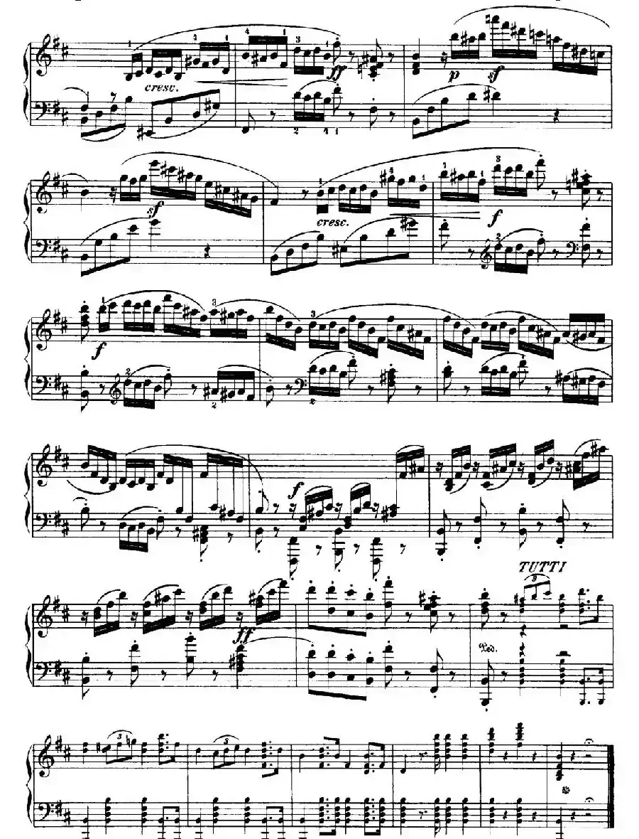 Capriccio Brillante in B Major Op.22（B大调华丽随想曲·钢琴独奏）
