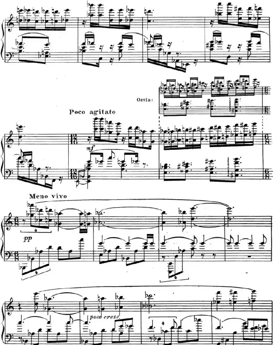 斯克里亚宾 钢琴练习曲 Op.65 No.1