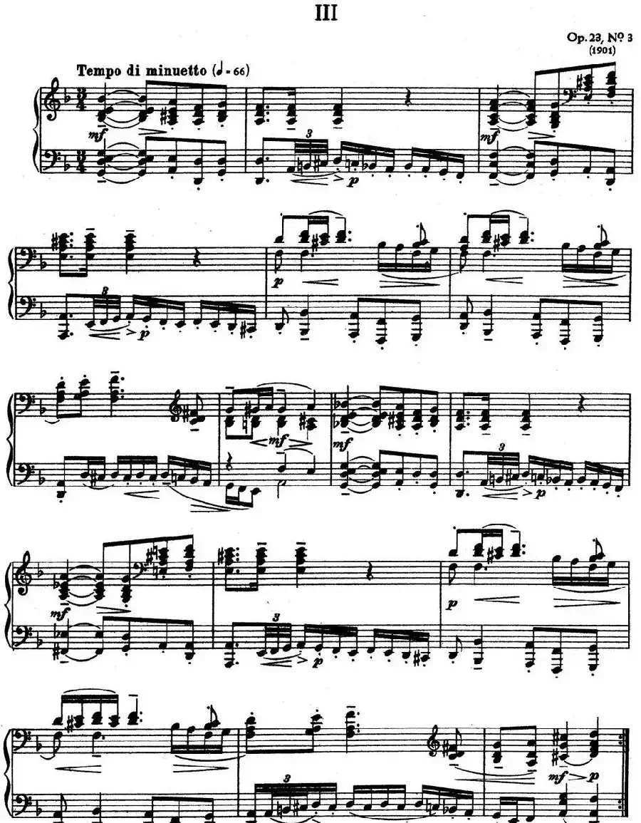 10 Preludes Op.23（拉赫玛尼诺夫10首前奏曲·Ⅲ）
