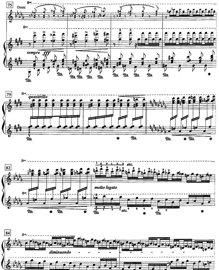 钢琴教程第八级 练习曲（森林的呼啸）