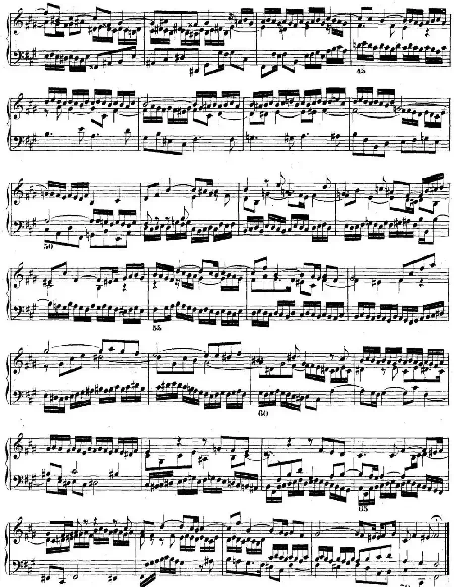 巴赫《平均律钢琴曲集·第二卷》之赋格曲(NO.14)