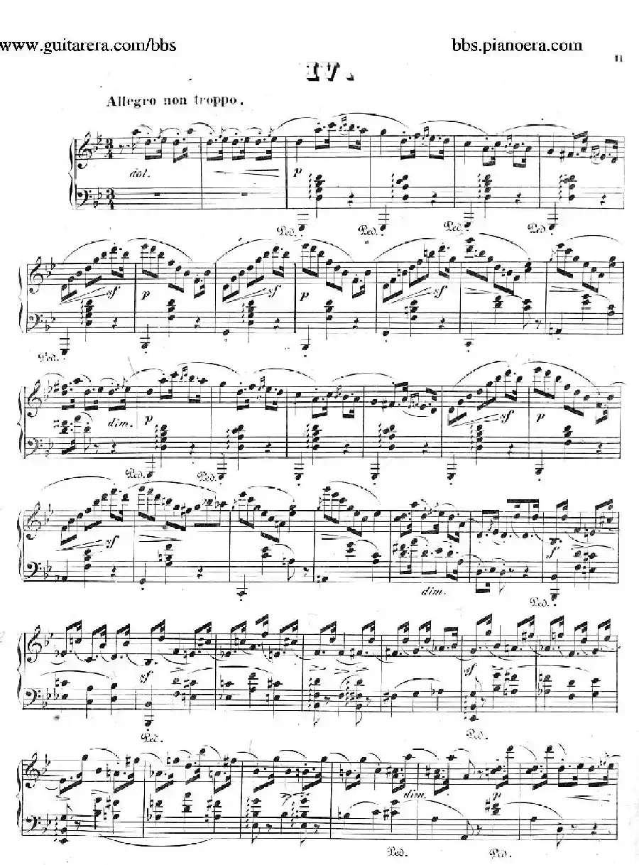 Phantasiestücke Op.31（幻想曲集·4. g小调）