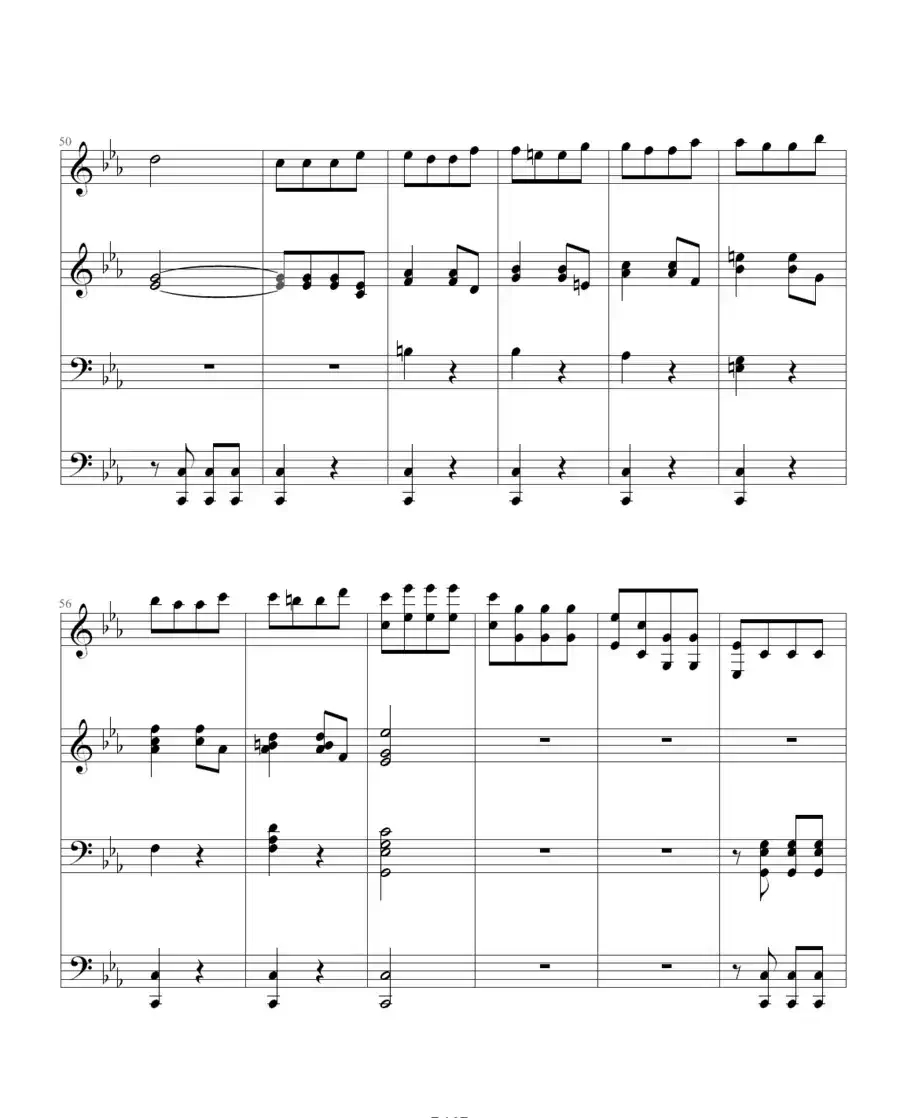 命运交响曲(四手联弹)