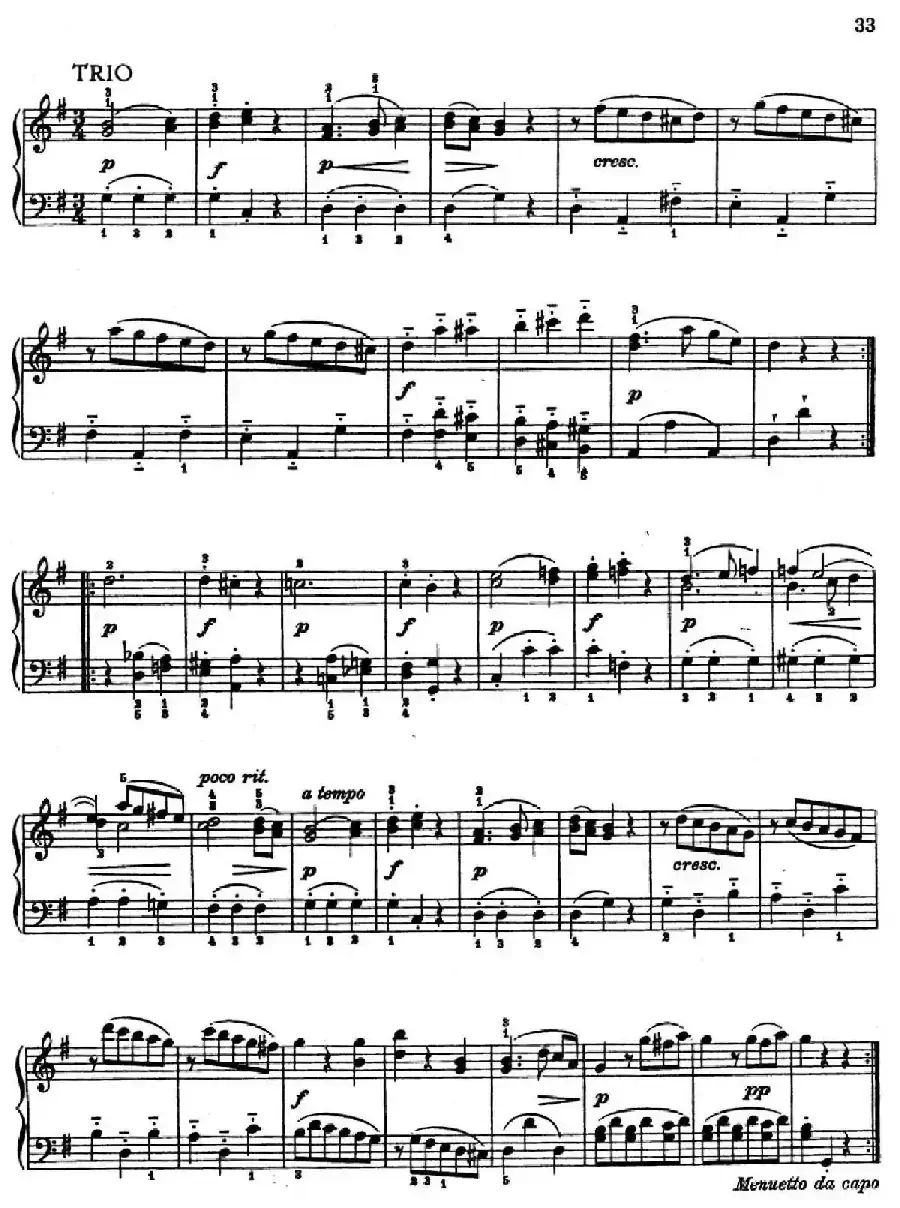 6 Viennese Sonatinas K.439b（6首维也纳小奏鸣曲·Ⅵ）