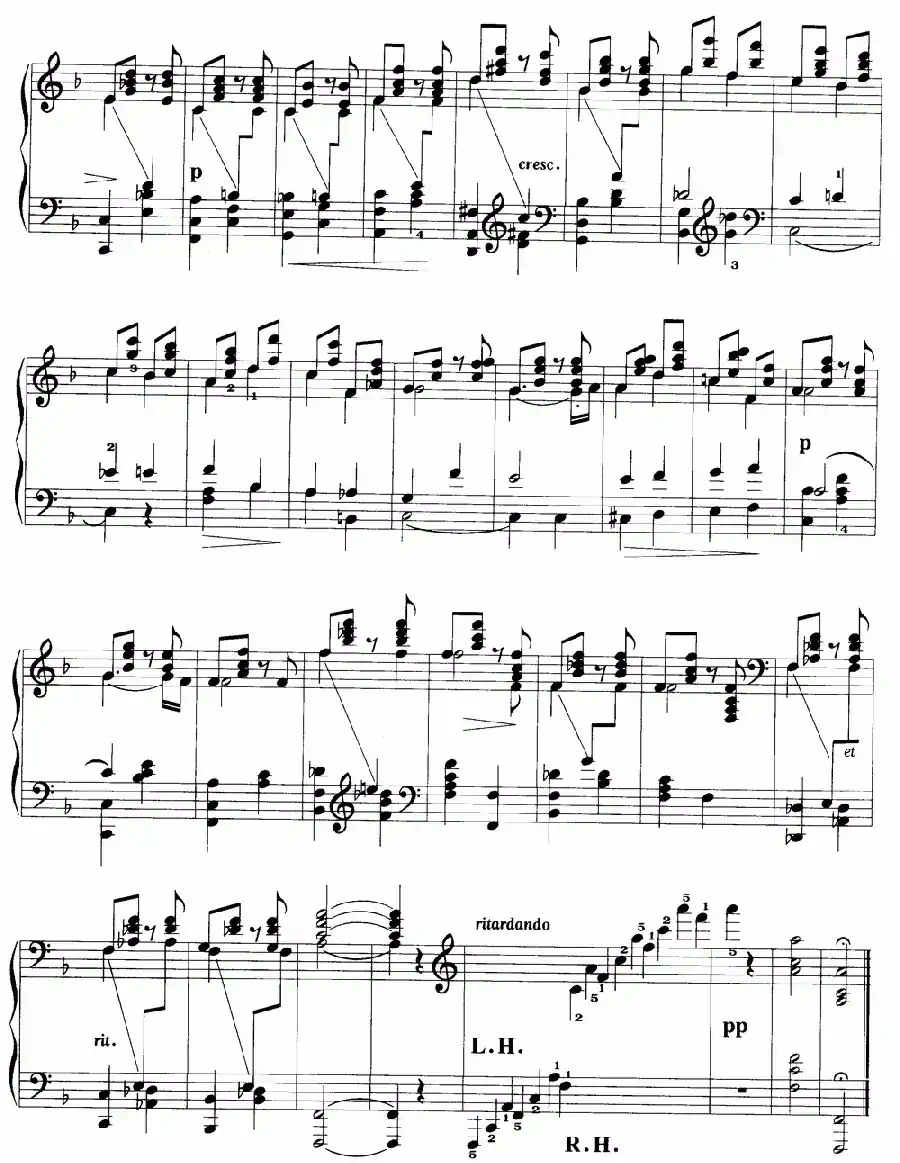 F大调旋律（安东·鲁宾斯坦作品第3号之一）