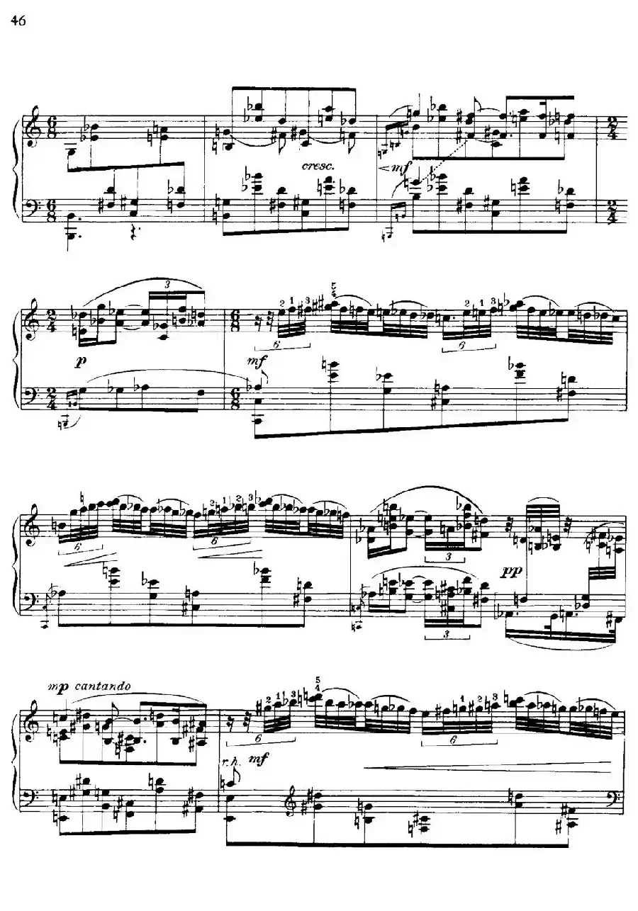 塞缪尔·巴伯 - 降e小调钢琴奏鸣曲 op.26 v.3