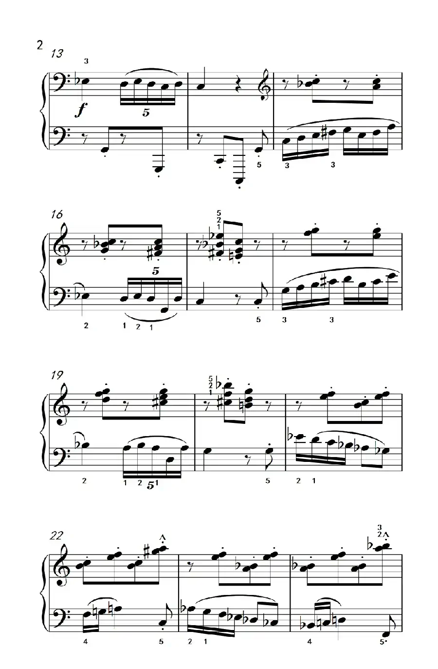 乡村娱乐（巴托克 小宇宙 钢琴教程 5）