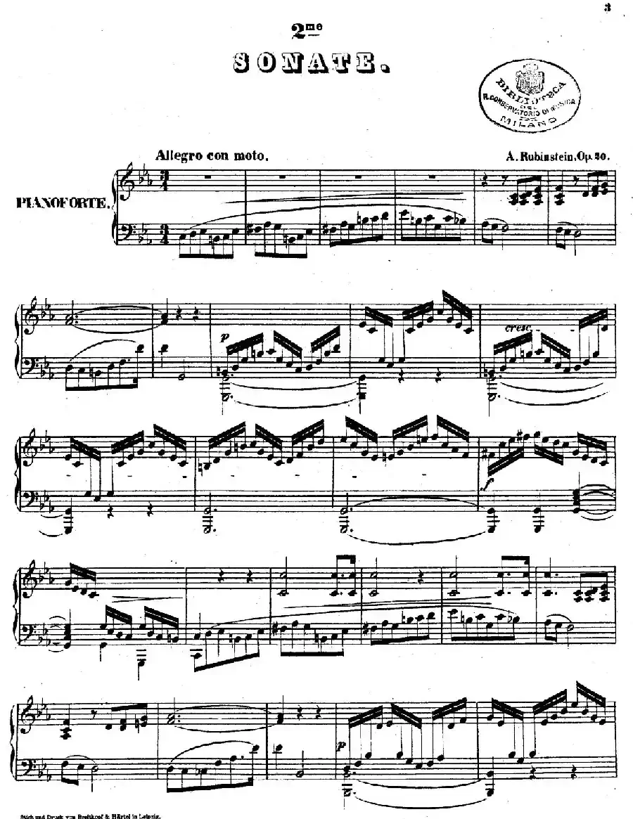 Sonata No.2 in c Minor Op.20（c小调第二钢琴奏鸣曲）