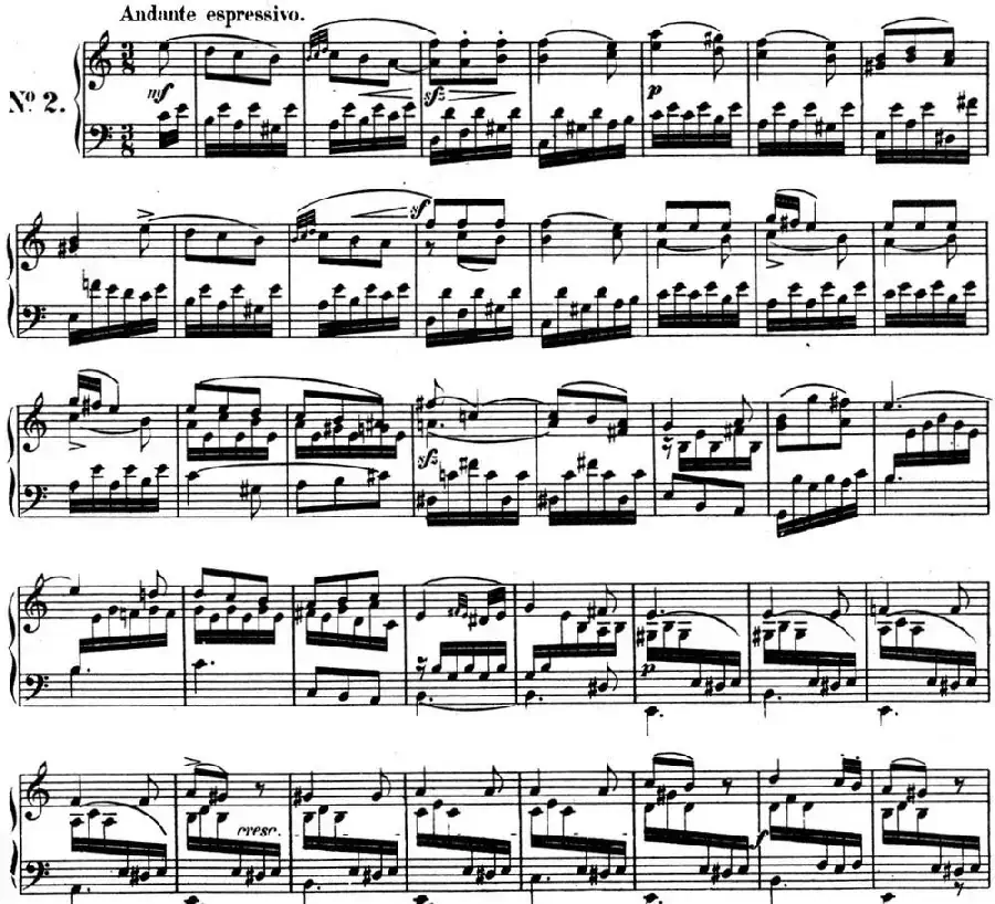 门德尔松无词歌Op.19(NO.2)