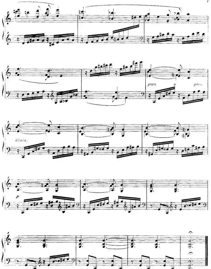 福雷13首船歌：Barcarolle No·13 in C, Op·116