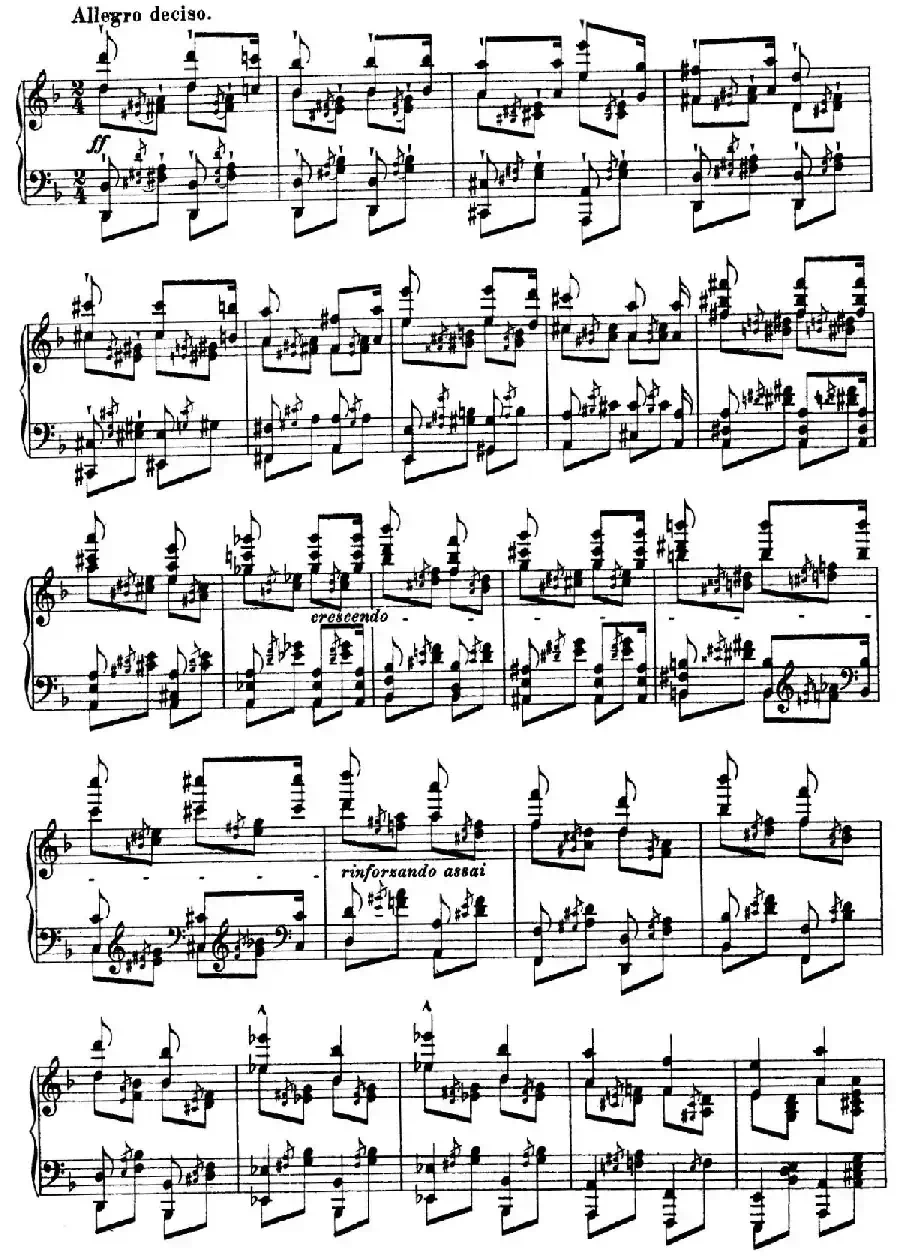 12 Etudes d'execution Transcendante S.139（12首超技练习曲·4）