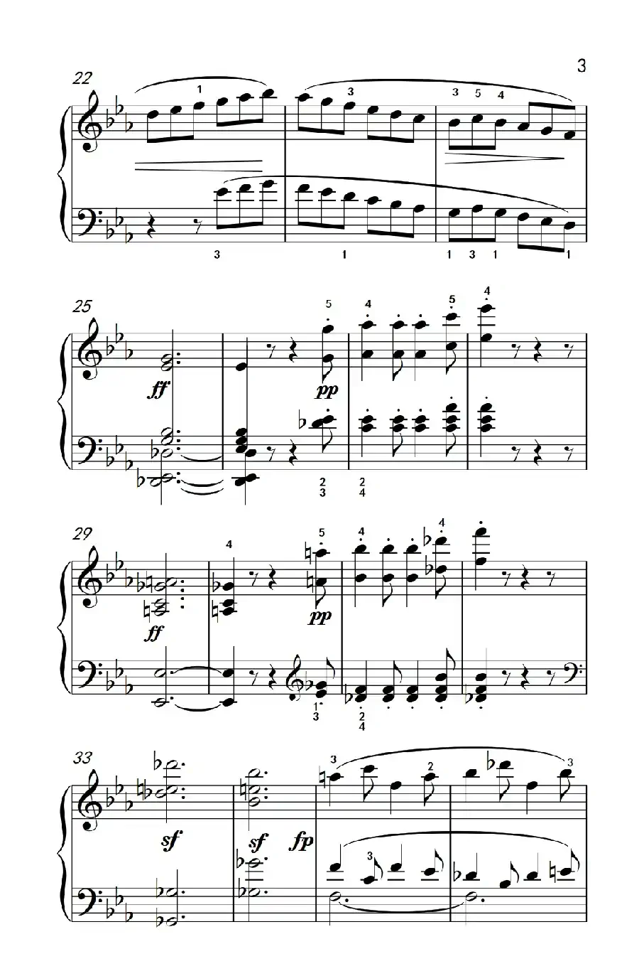 奏鸣曲 Opus 7 第一乐章(贝多芬奏鸣曲集 2)