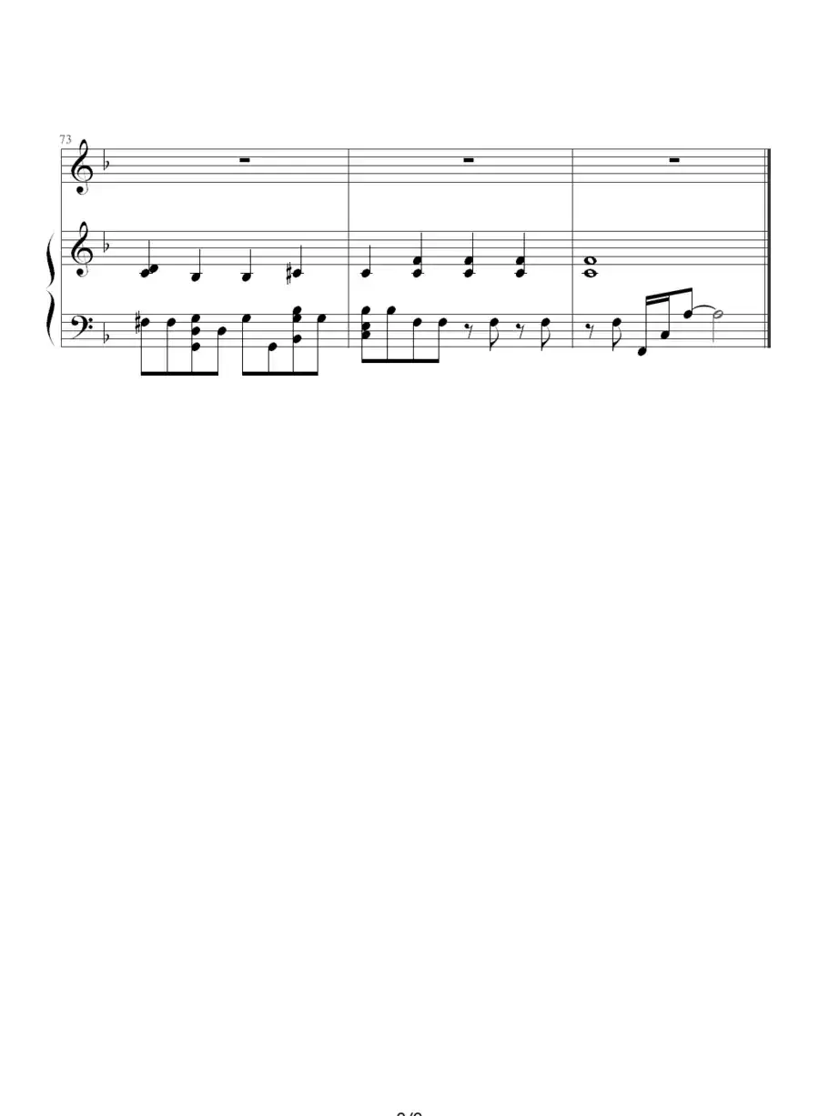 All by Myself（钢琴伴奏谱）