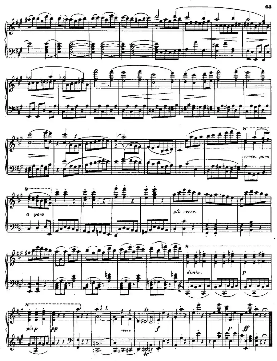 String Quartet No.15 in a Minor Op.132（a小调第十五弦乐四重奏·钢琴独奏版）