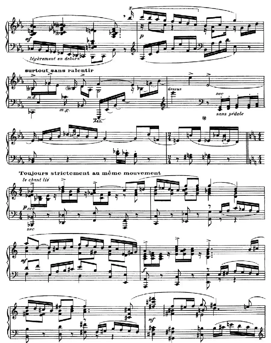 Eight Nocturnes （8首夜曲·Ⅶ）