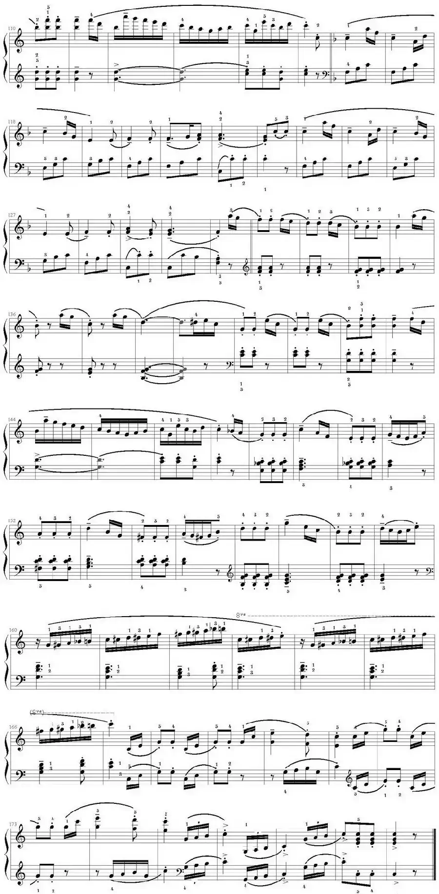 库劳C大调钢琴小奏鸣曲(Op.55,No.1)(足球小将制谱版)