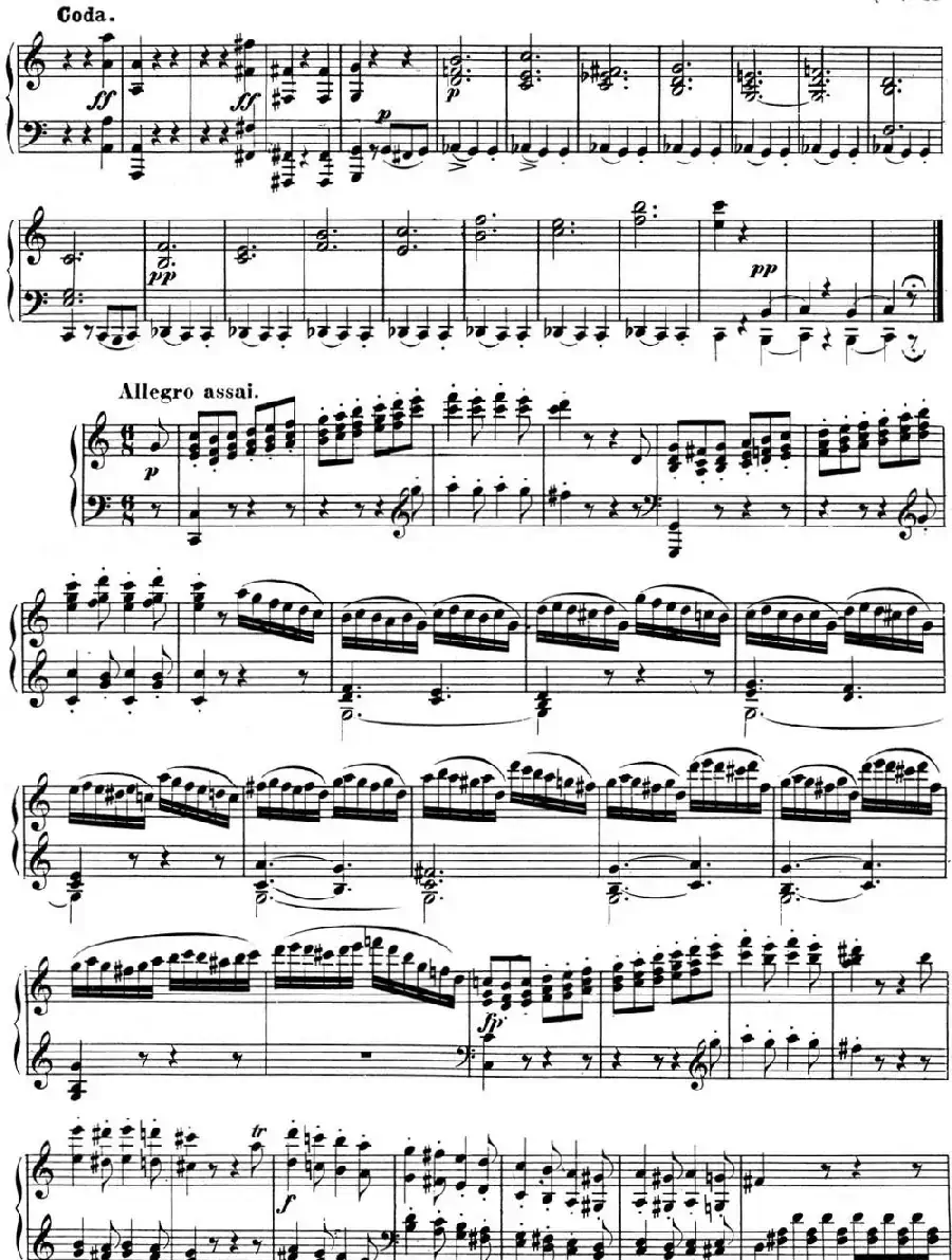 贝多芬钢琴奏鸣曲03 C大调 Op.2 No.3 C major