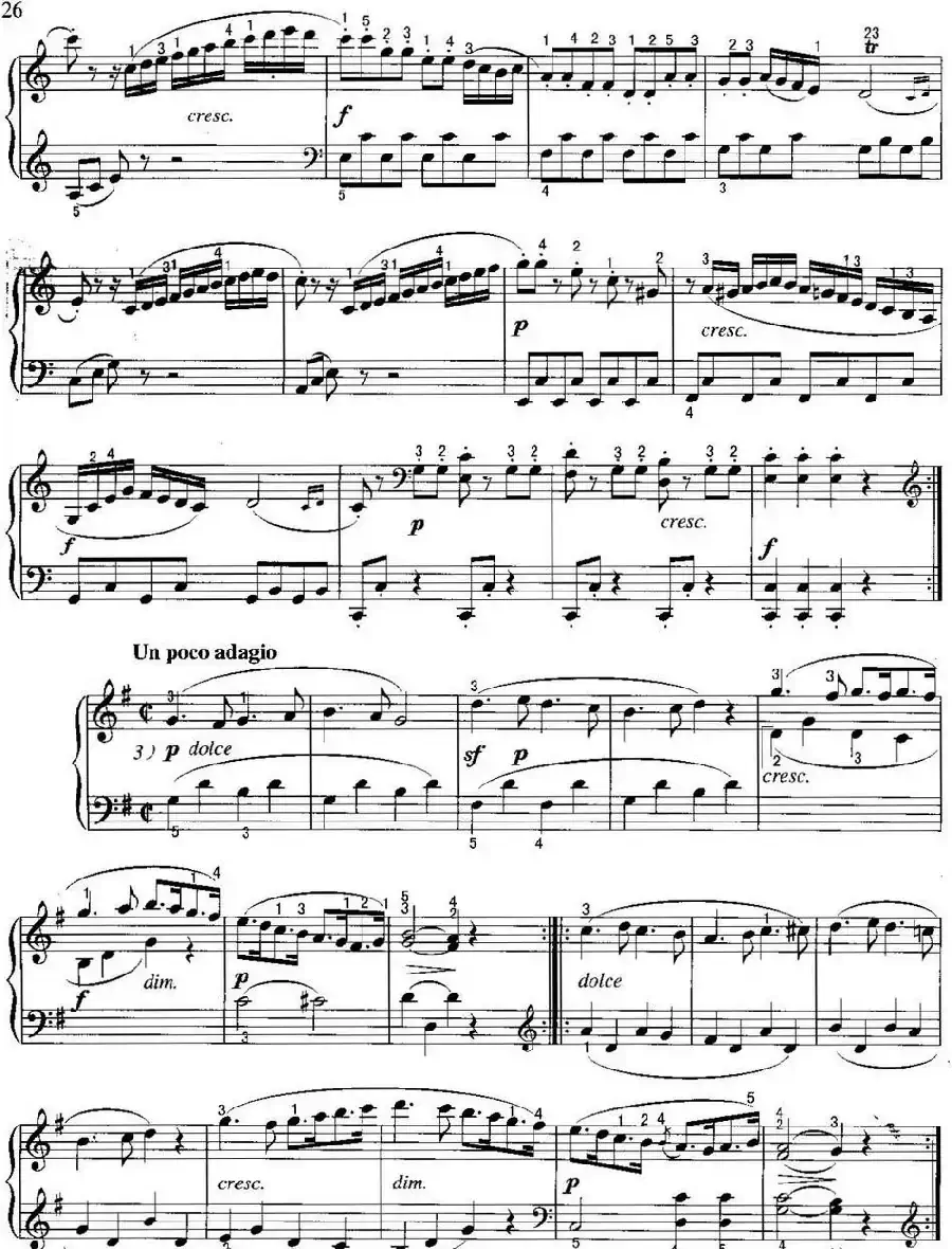 不可不弹的世界钢琴名曲：小奏鸣曲Op.36-3