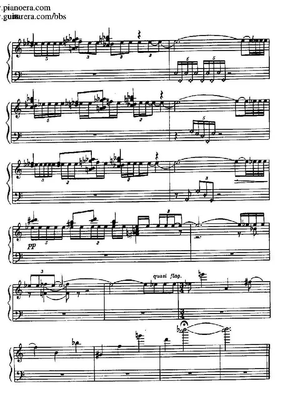 Piano Sonata（钢琴奏鸣曲· 第一乐章）