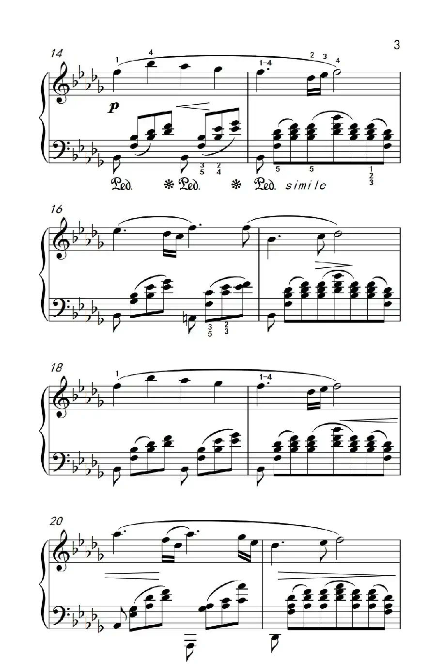 第九级2.云雀（中央音乐学院 钢琴（业余）考级教程 7-9级）