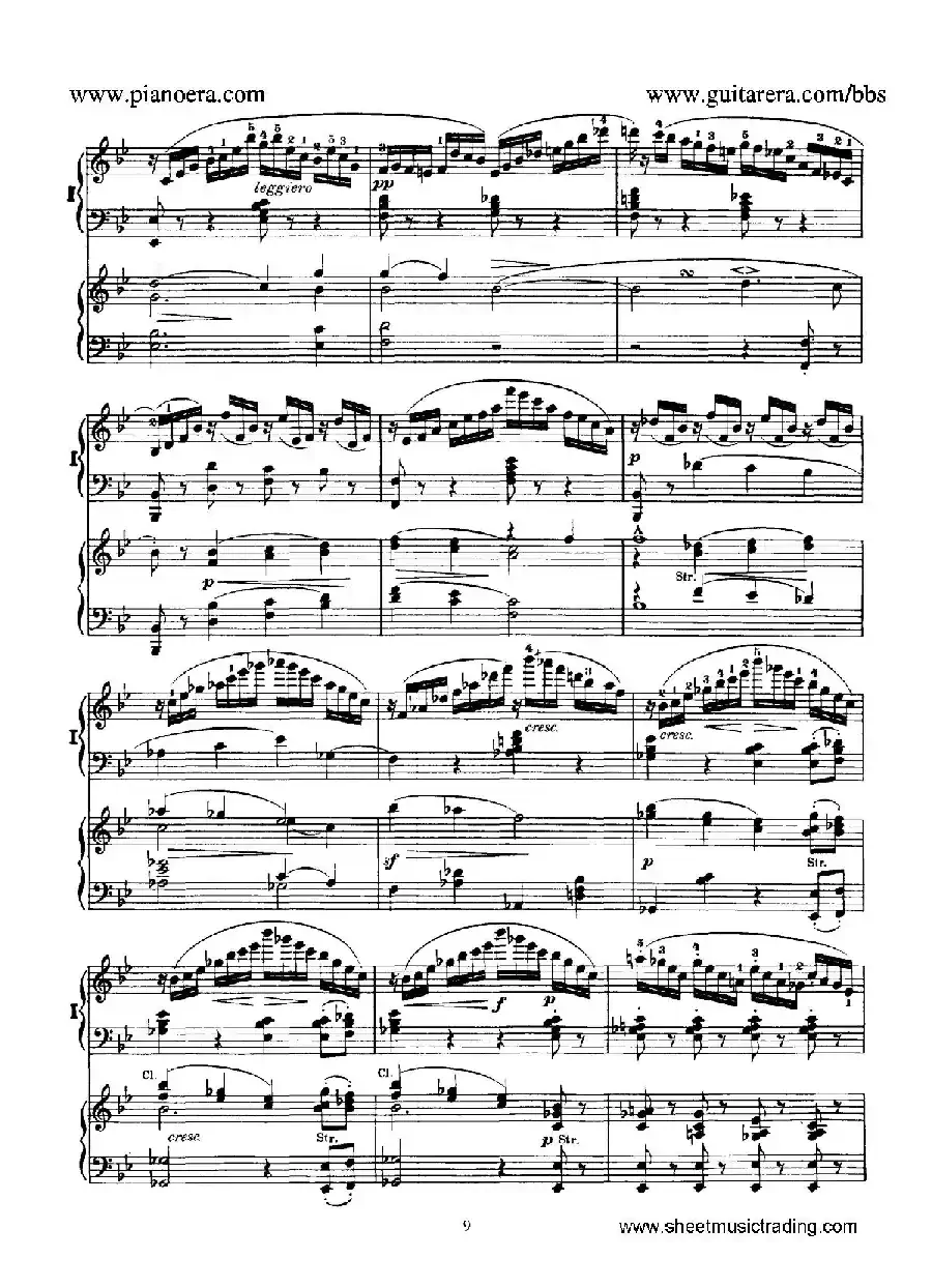 Piano Concerto No.1 in g Minor Op.25（g小调第一钢琴协奏曲·双钢琴）