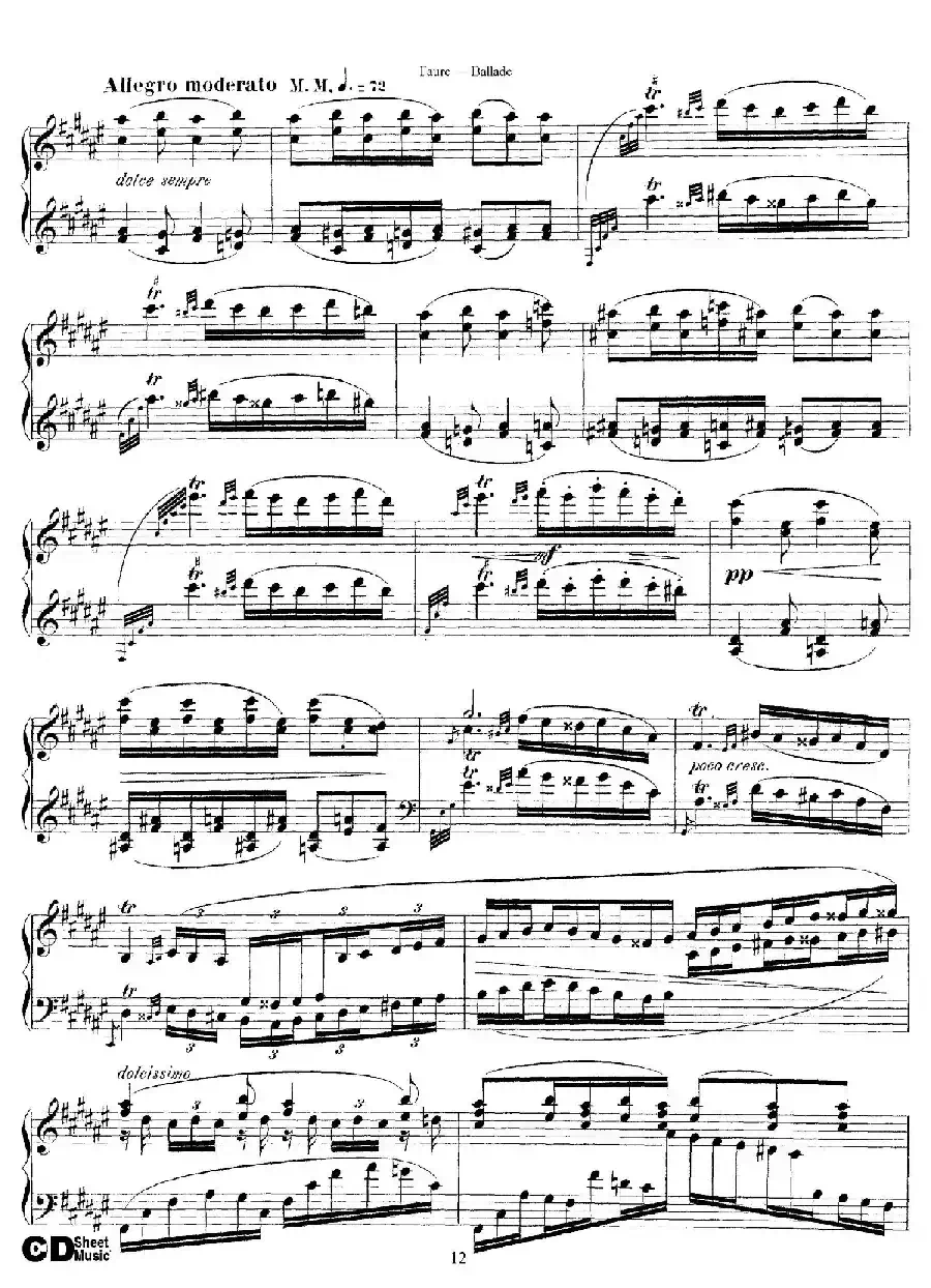 Ballade Op.19（叙事曲）